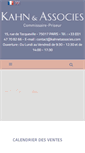 Mobile Screenshot of kahn-dumousset.com